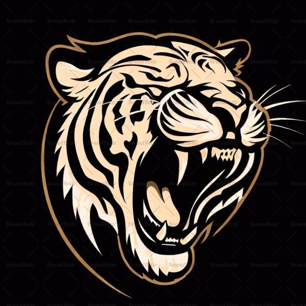 Brüllender Tiger